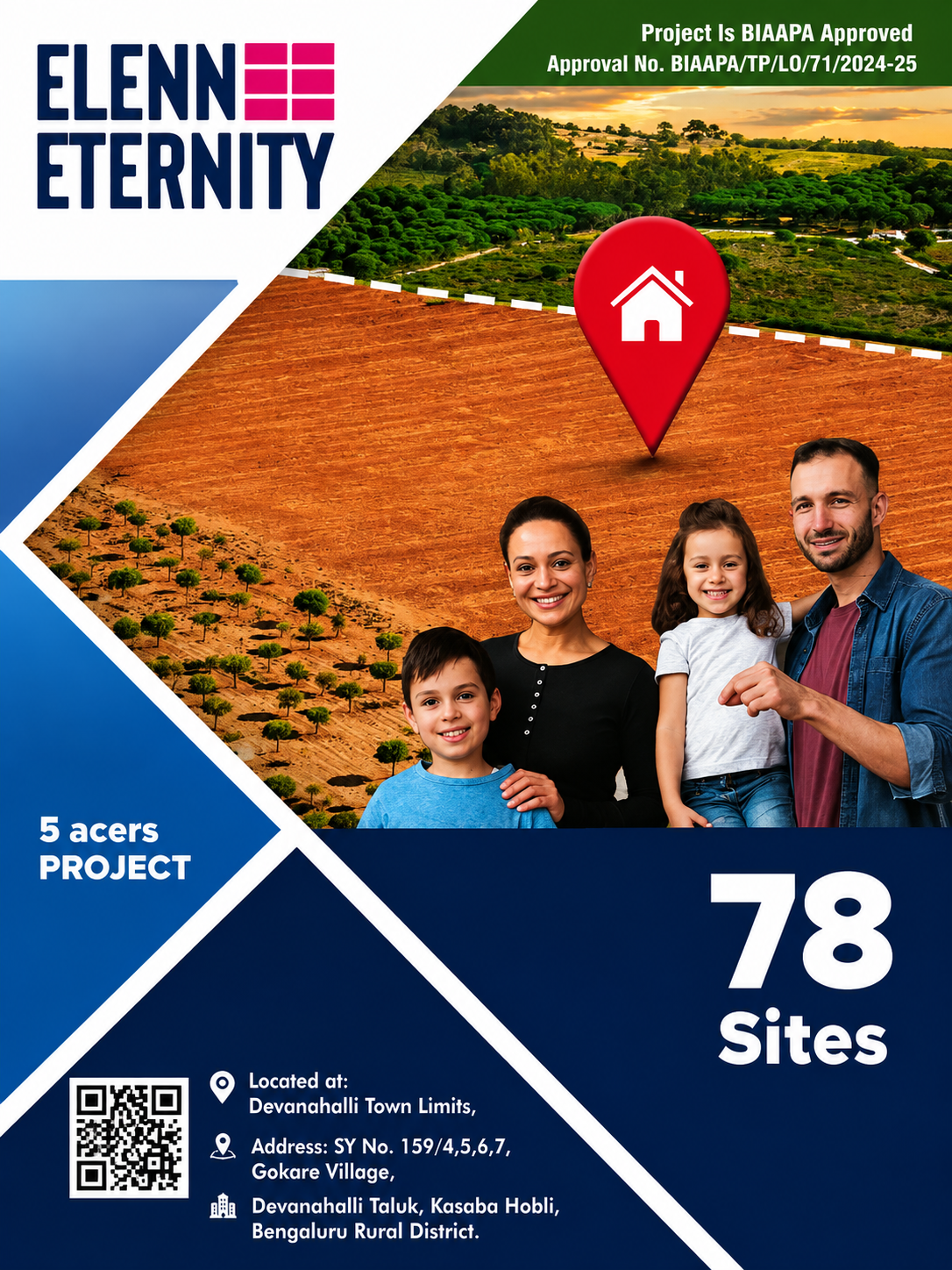 Elenn Eternity - Layout Plan (78 Plots)
